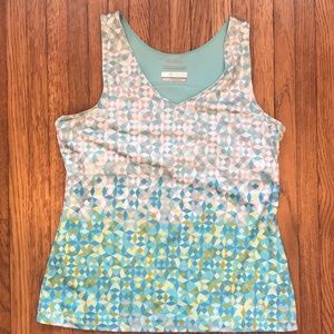Columbia workout top with built in bra